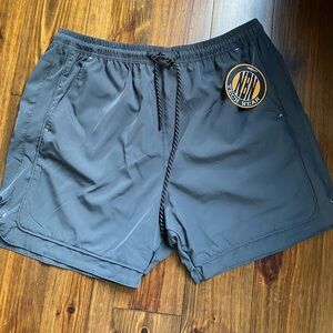 NBN Gear Tech Wear Gray Men’s Nylon Shorts NWT Size XXL